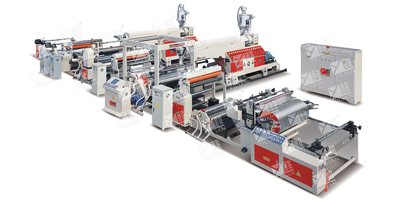 Double Mainframe Extrusion Film Laminating Machine