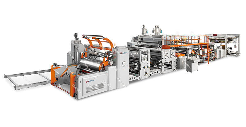WSFM1100-2000B Full Automatic Double Sides High Speed Extrusion Laminating Machine